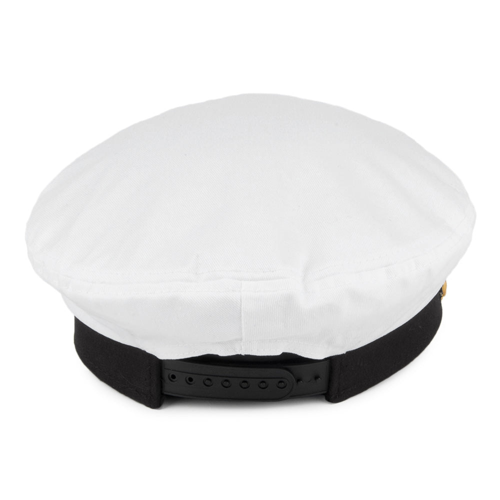 Casquette de Capitaine blanc VILLAGE HATS - VENTE EN GROS