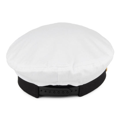 Casquette de Capitaine blanc VILLAGE HATS - VENTE EN GROS