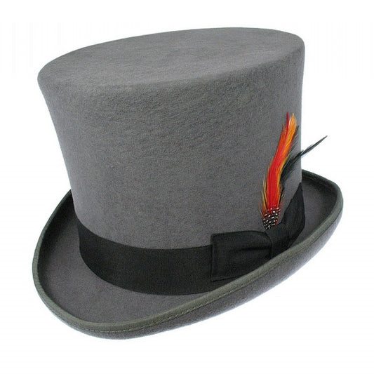 Chapeau Haut de Forme Victorien gris JAXON & JAMES - VENTE EN GROS