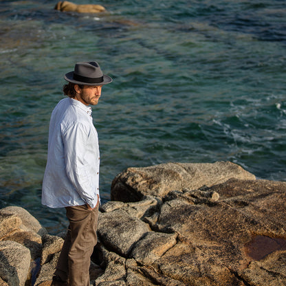 Chapeau Fedora Déformable C-Crown gris JAXON & JAMES - VENTE EN GROS