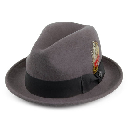 Chapeau Trilby Déformable Blues gris JAXON & JAMES - VENTE EN GROS