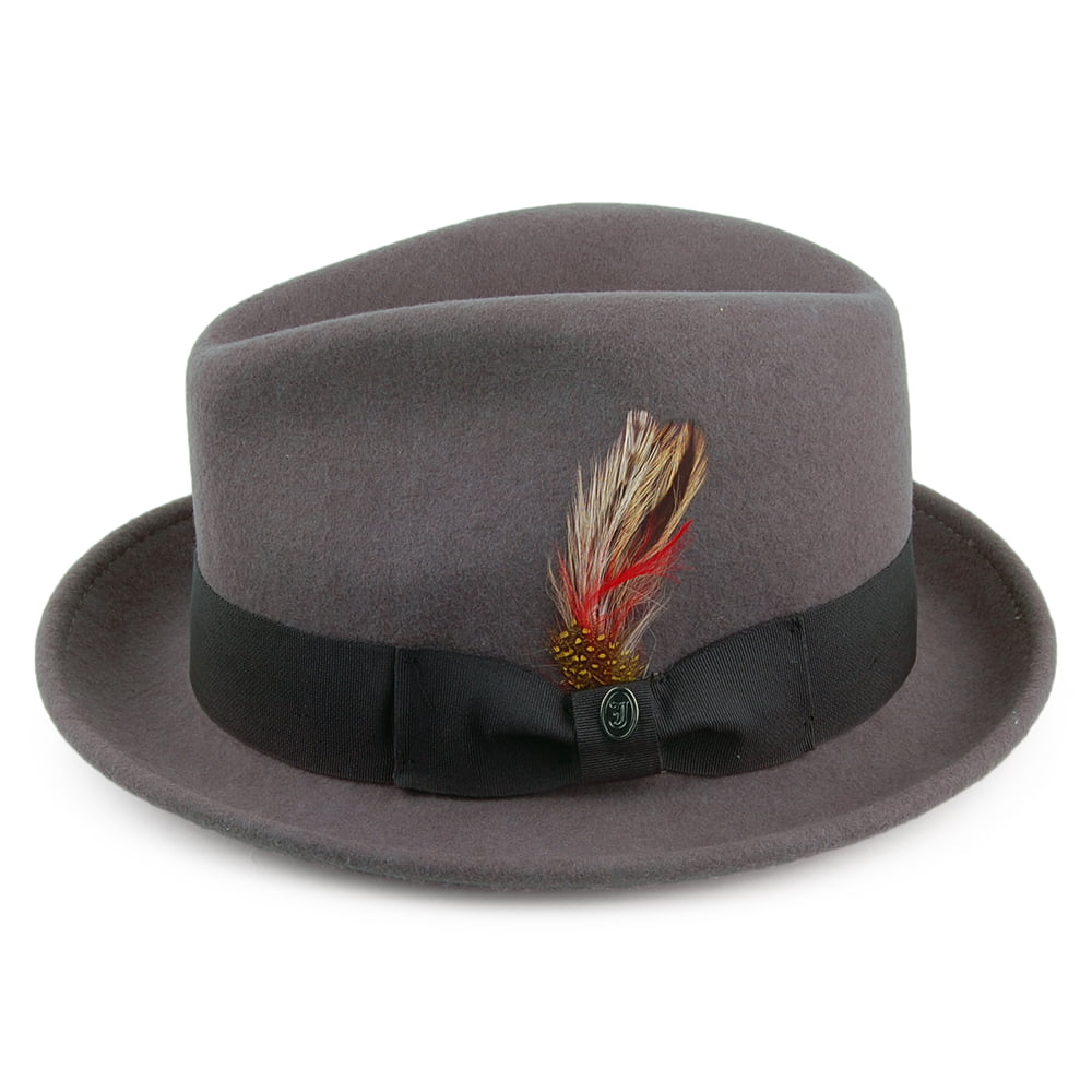 Chapeau Trilby Déformable Blues gris JAXON & JAMES - VENTE EN GROS