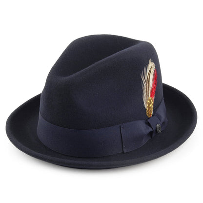 Chapeau Trilby Déformable Blues bleu marine JAXON & JAMES - VENTE EN GROS