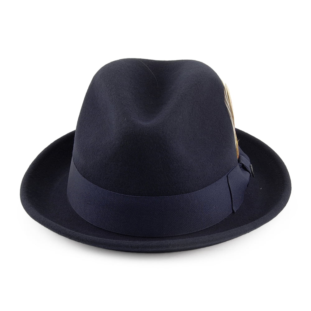 Chapeau Trilby Déformable Blues bleu marine JAXON & JAMES - VENTE EN GROS