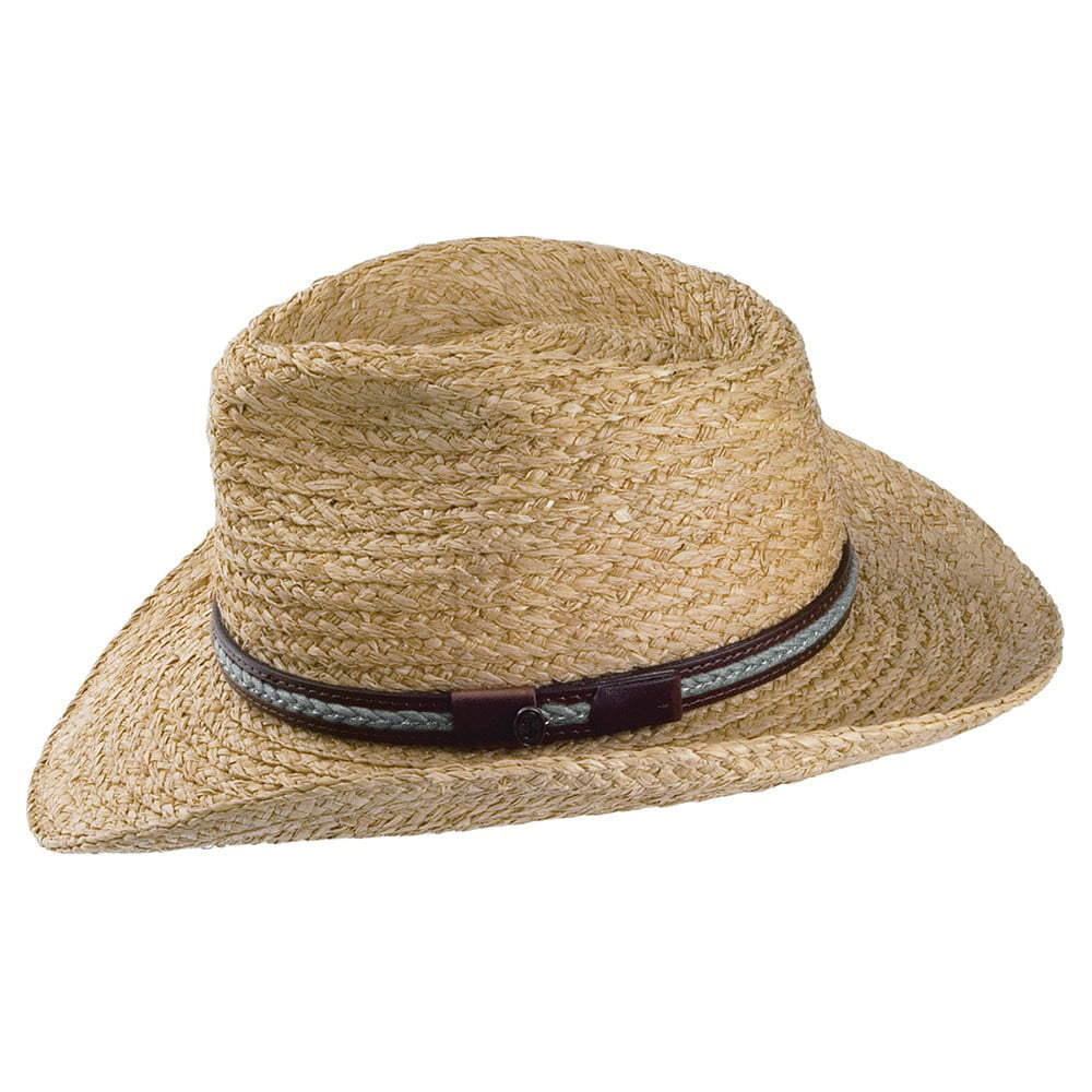 Chapeau Australien en Paille El Paso naturel JAXON & JAMES - VENTE EN GROS