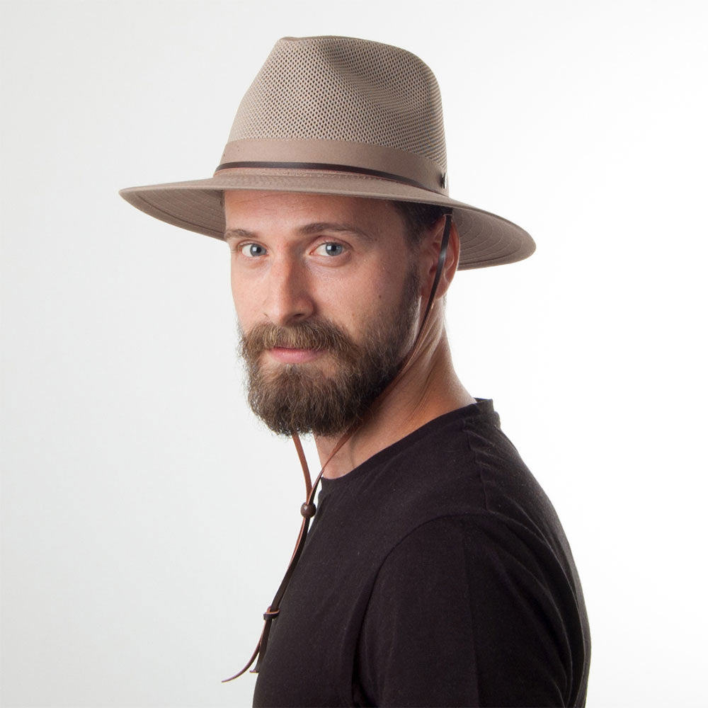 Chapeau Australien Ventilé khaki JAXON & JAMES - VENTE EN GROS