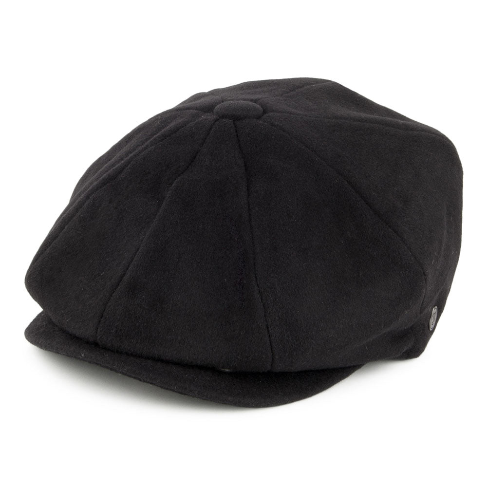 Casquette Gavroche en Pure Laine Harlem noir JAXON & JAMES - VENTE EN GROS