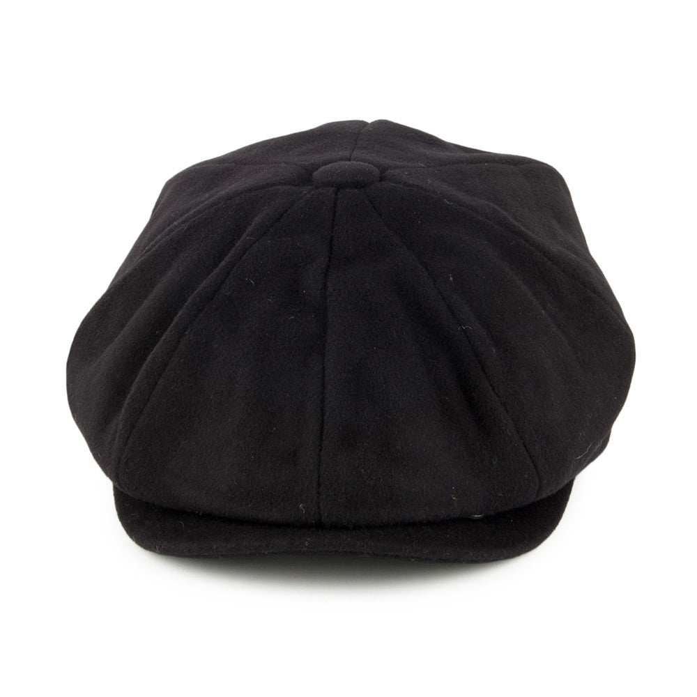 Casquette Gavroche en Pure Laine Harlem noir JAXON & JAMES - VENTE EN GROS