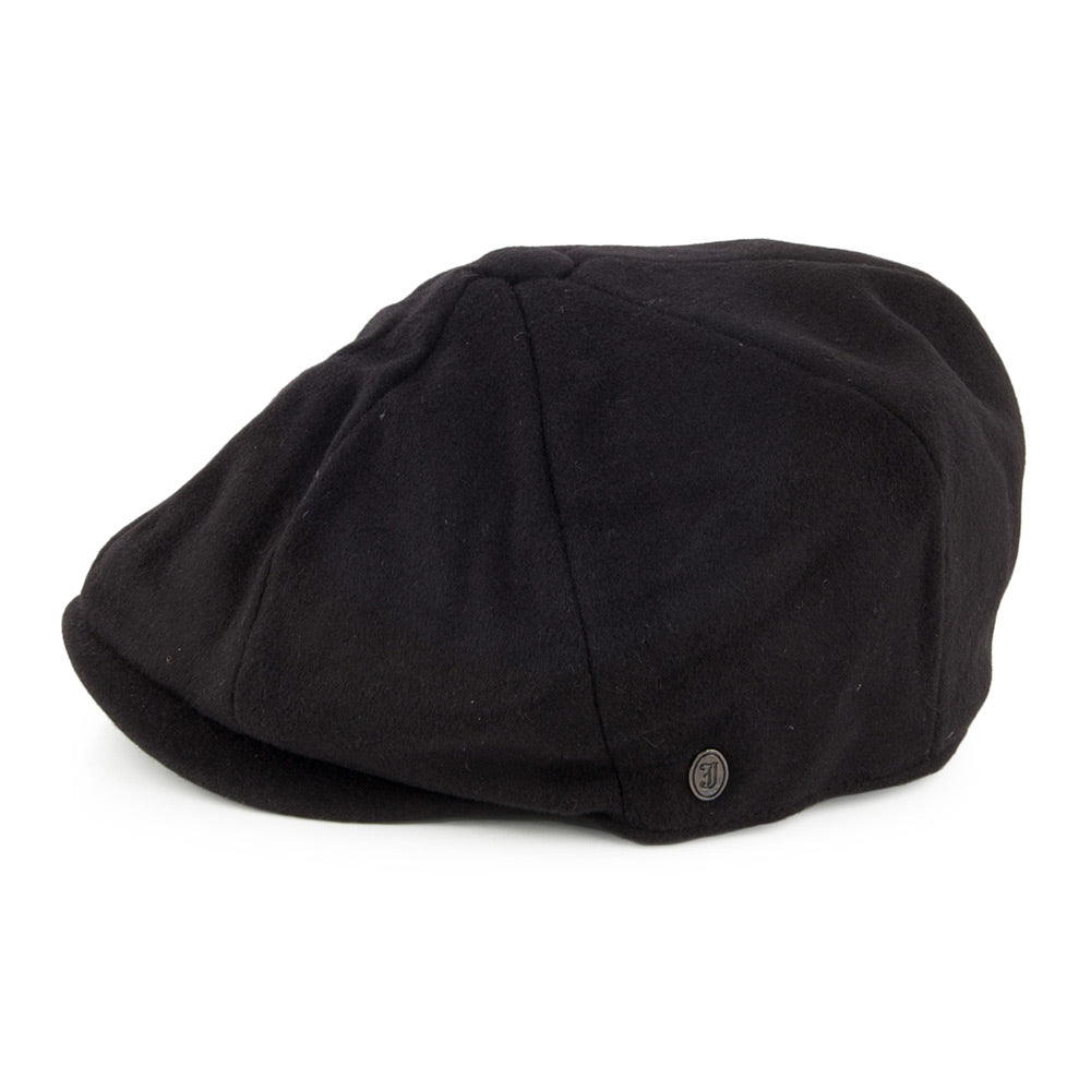 Casquette Gavroche en Pure Laine Harlem noir JAXON & JAMES - VENTE EN GROS