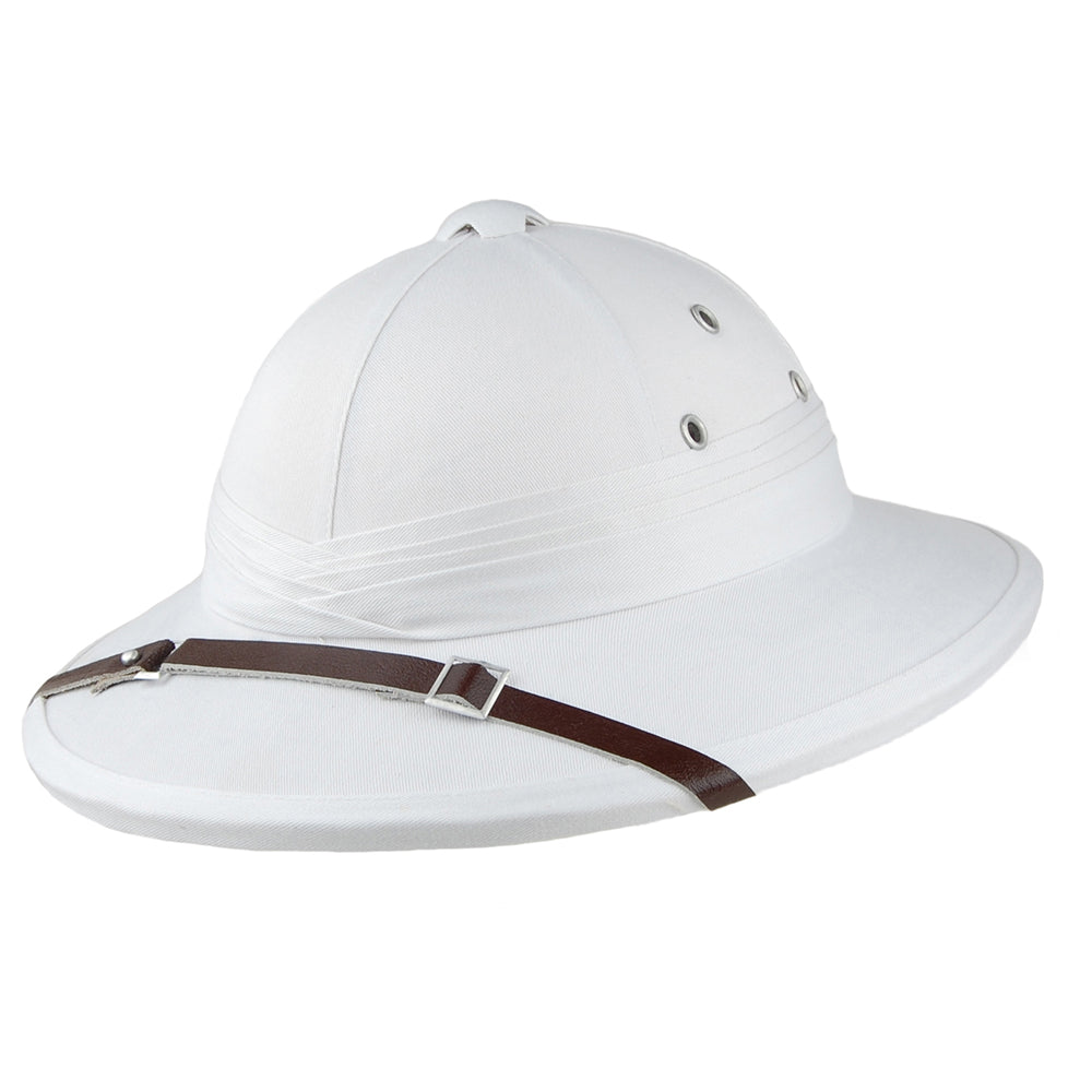 Casque Colonial Français blanc - VENTE EN GROS