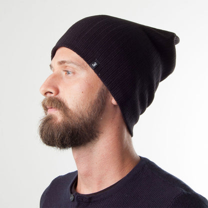 Bonnet Long à Rayures noir JAXON & JAMES - VENTE EN GROS