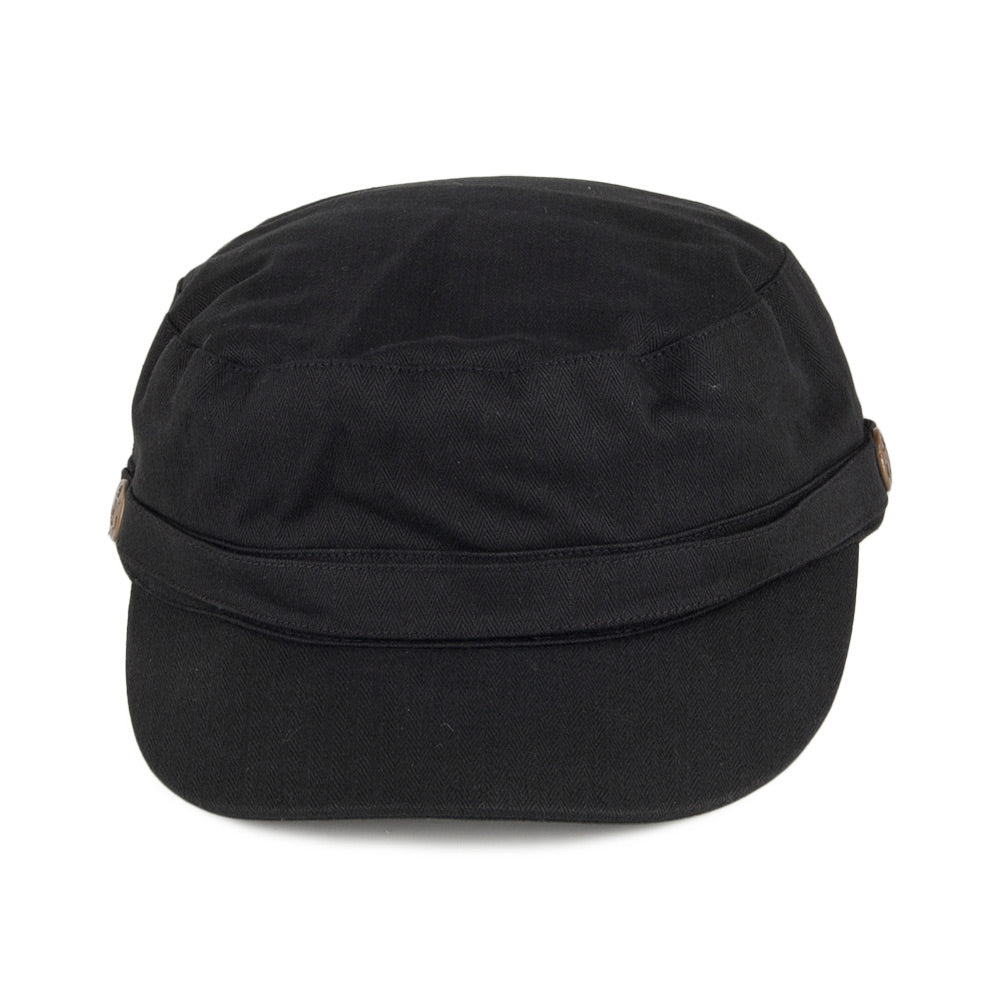 Casquette Militaire à Chevrons noir JAXON & JAMES - VENTE EN GROS
