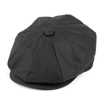 Casquette Gavroche en Toile Cirée noir JAXON & JAMES - VENTE EN GROS