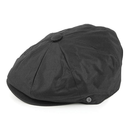 Casquette Gavroche en Toile Cirée noir JAXON & JAMES - VENTE EN GROS