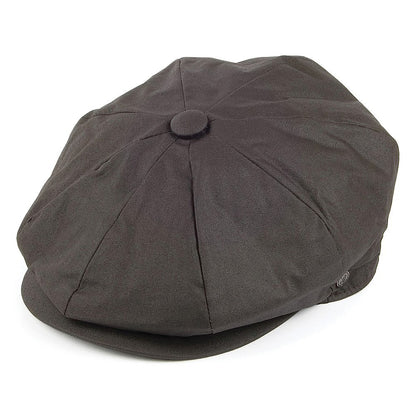 Casquette Gavroche en Toile Cirée marron JAXON & JAMES - VENTE EN GROS