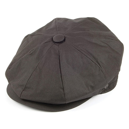 Casquette Gavroche en Toile Cirée marron JAXON & JAMES - VENTE EN GROS