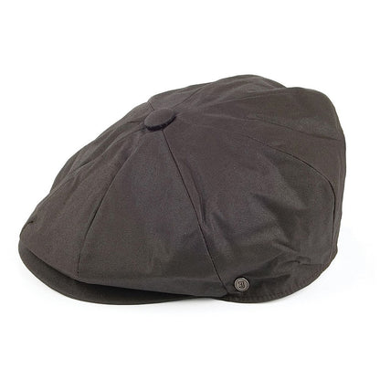 Casquette Gavroche en Toile Cirée marron JAXON & JAMES - VENTE EN GROS