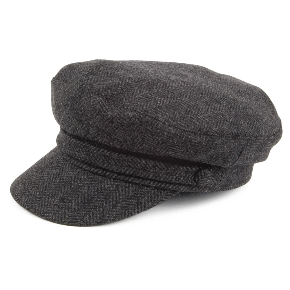 Casquette de Marin à Chevrons anthracite JAXON & JAMES - VENTE EN GROS