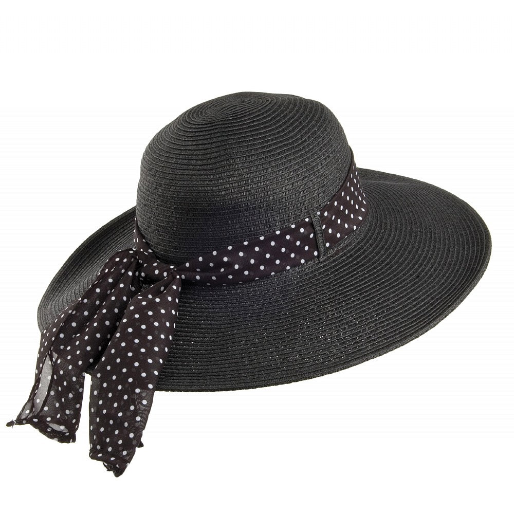 Chapeau Été Beachside noir SUR LA TETE - VENTE EN GROS