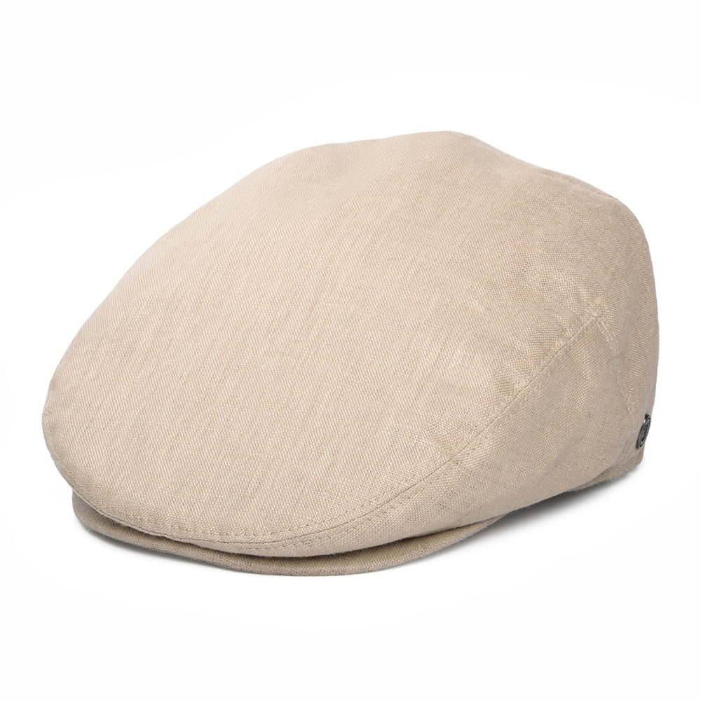 Casquette Plate en Lin naturel JAXON & JAMES - VENTE EN GROS