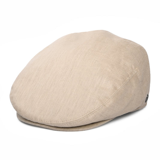 Casquette Plate en Lin naturel JAXON & JAMES - VENTE EN GROS
