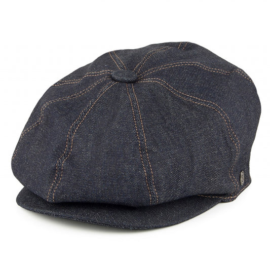 Casquette Gavroche en Jean bleu foncé JAXON & JAMES - VENTE EN GROS
