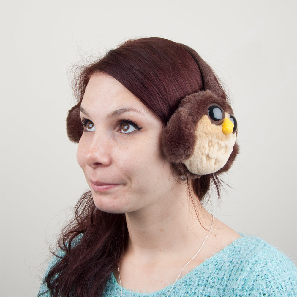 Cache-Oreilles Owl marron VILLAGE HATS - VENTE EN GROS