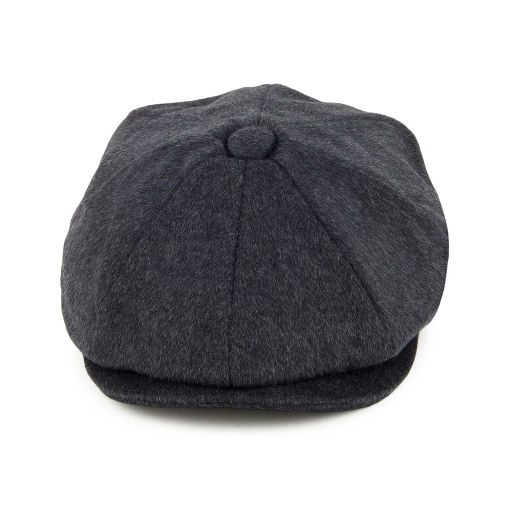 Casquette Gavroche en Pure Laine Harlem anthracite JAXON & JAMES - VENTE EN GROS