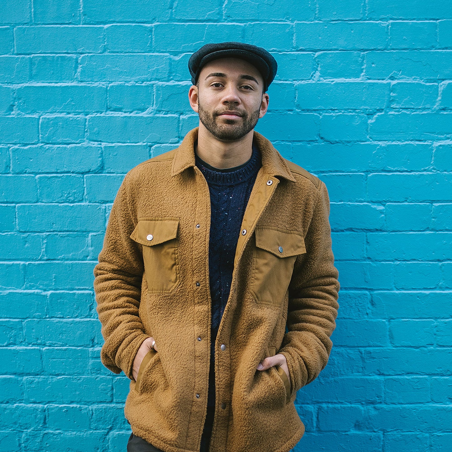 Casquette Plate en Pure Laine Harlem anthracite JAXON & JAMES - VENTE EN GROS
