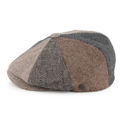 Casquette Gavroche à Chevrons Patch multicolore JAXON & JAMES - VENTE EN GROS