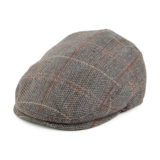 Casquette Plate Bébé en Tweed marron-gris JAXON & JAMES - VENTE EN GROS