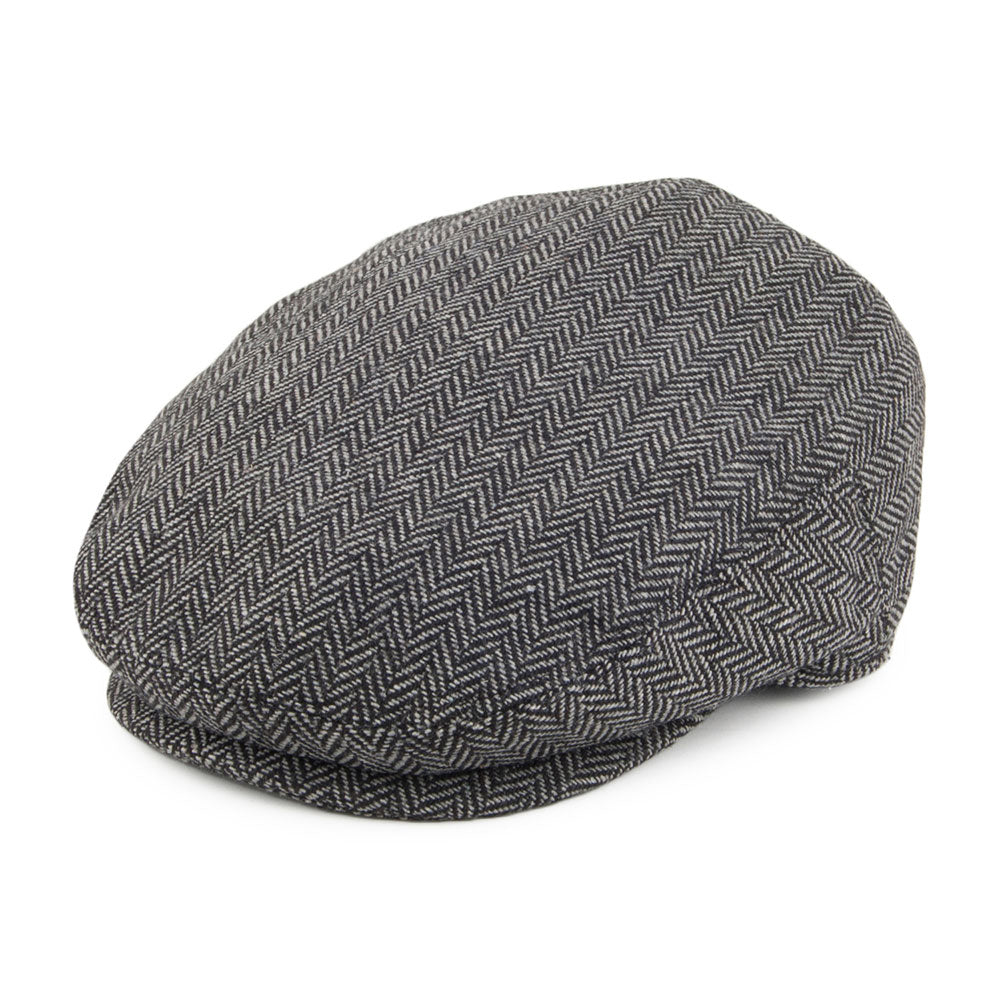 Casquette Plate Enfant à Chevrons gris JAXON & JAMES - VENTE EN GROS