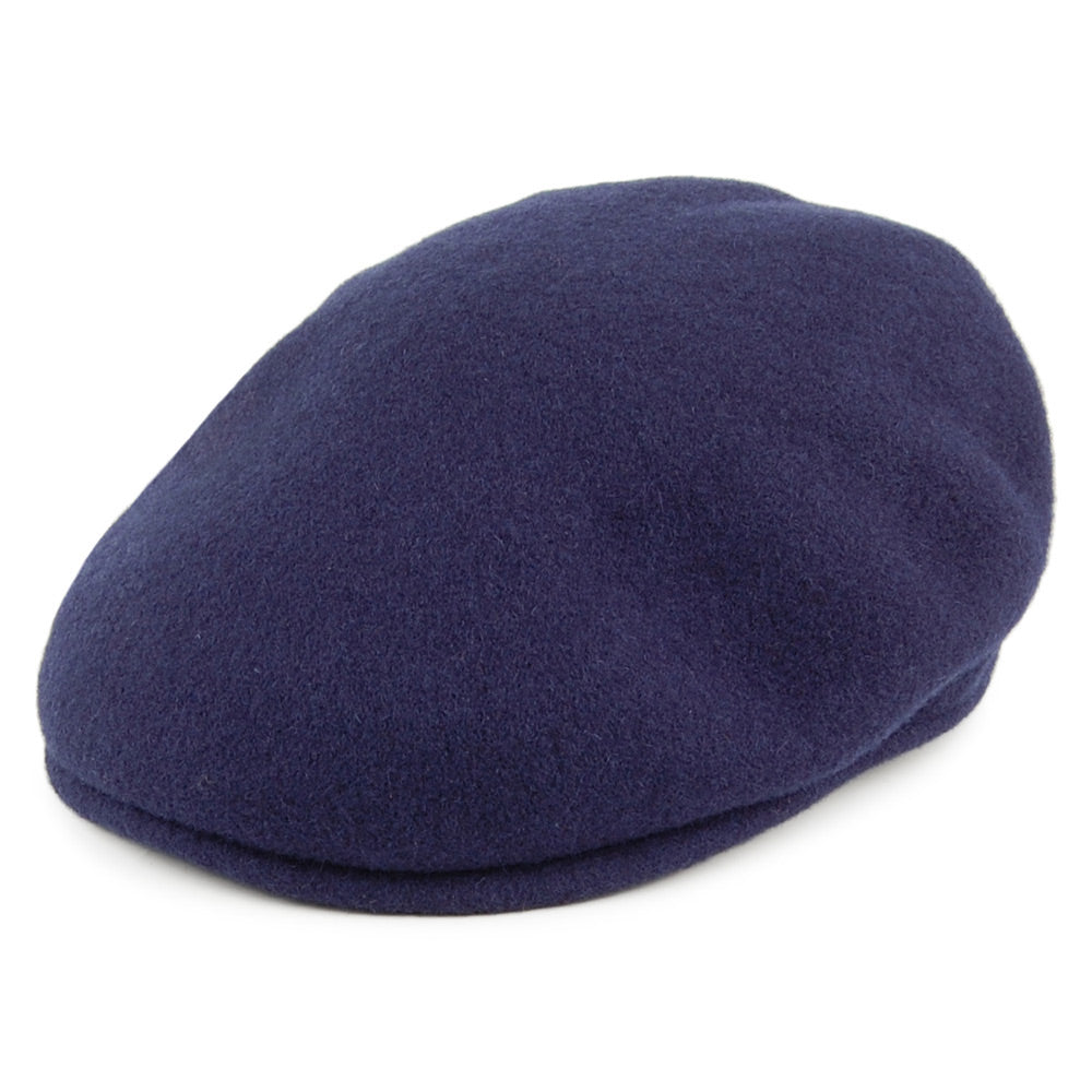 Casquette Plate Classic en Laine bleu marine JAXON & JAMES - VENTE EN GROS
