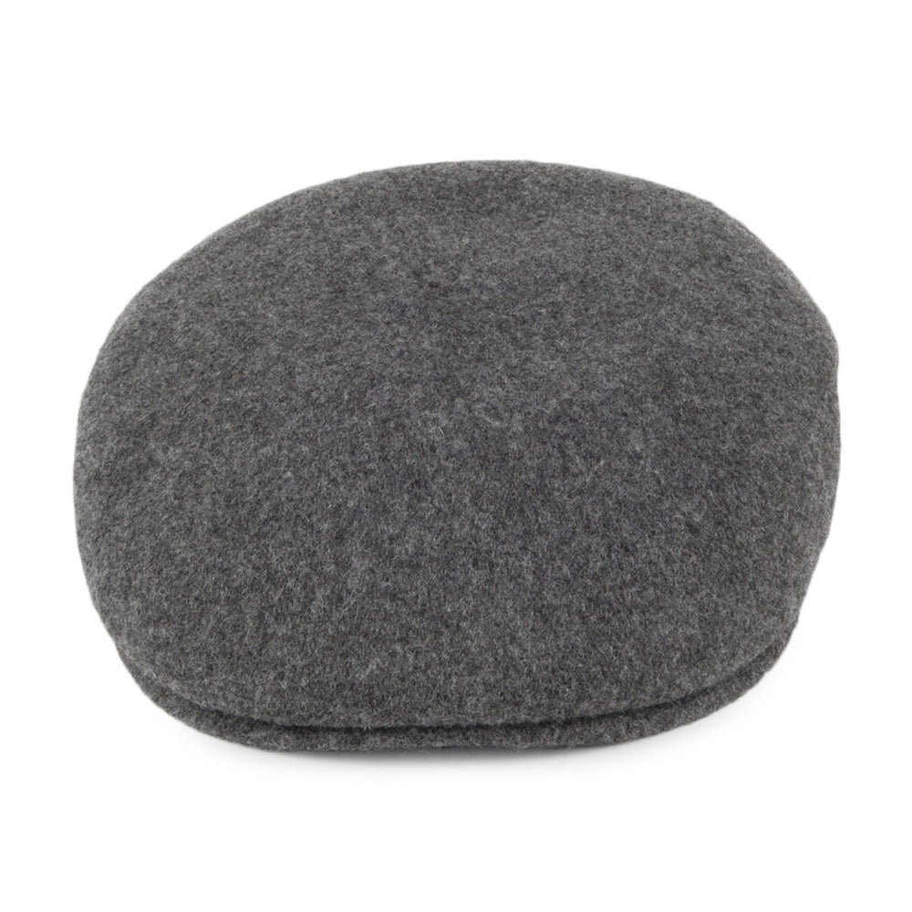 Casquette Plate Classic en Laine anthracite JAXON & JAMES - VENTE EN GROS