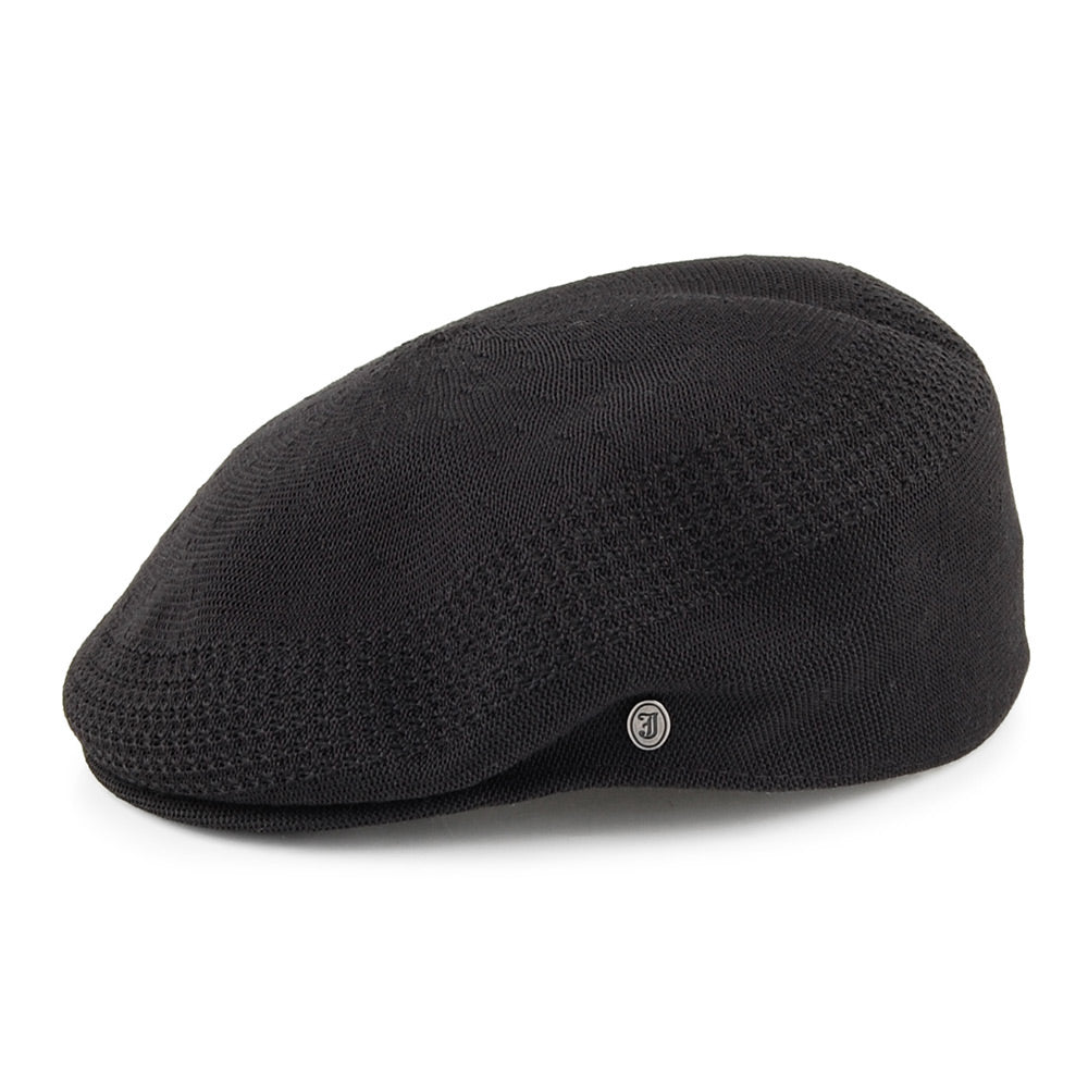Casquette Plate Été noir JAXON & JAMES - VENTE EN GROS