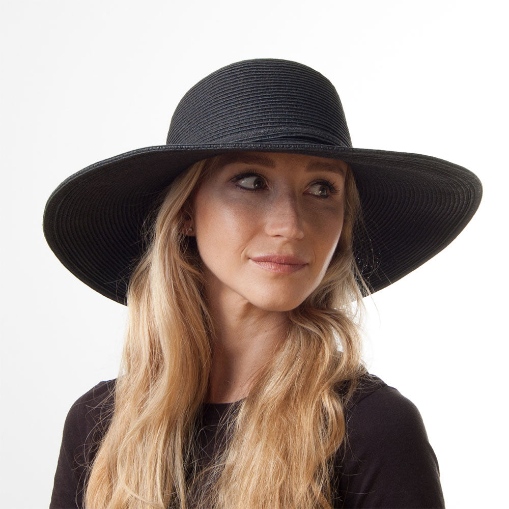 Chapeau Été Brighton noir SUR LA TETE - VENTE EN GROS