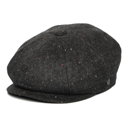 Casquette Gavroche Chinée et Mouchetée Blackheath noir multi JAXON & JAMES - VENTE EN GROS