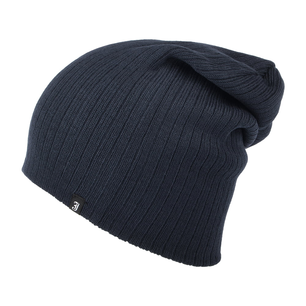 Bonnet Côtelé Long bleu marine JAXON & JAMES - VENTE EN GROS