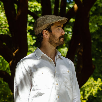 Casquette Plate Grantville beige sable JAXON & JAMES - VENTE EN GROS