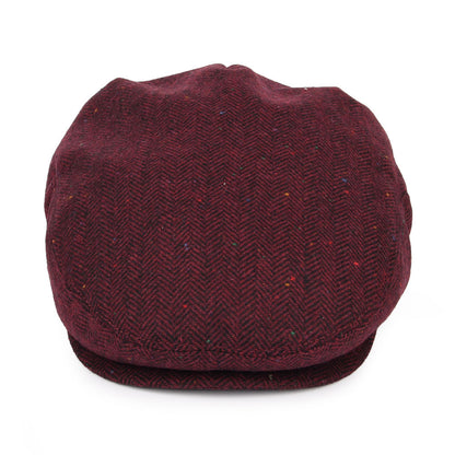 Casquette Plate Hillcrest bordeaux-noir JAXON & JAMES - VENTE EN GROS