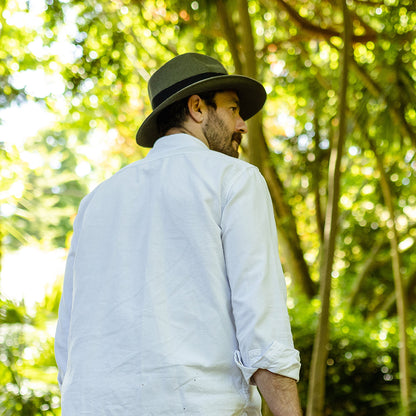 Chapeau Fedora Été en Paille Summer C- Crown olive JAXON & JAMES - VENTE EN GROS