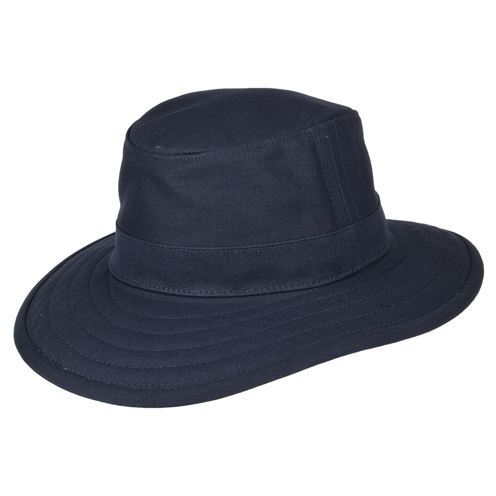 Chapeau Été en Toile de Coton Pliable bleu marine JAXON & JAMES - VENTE EN GROS