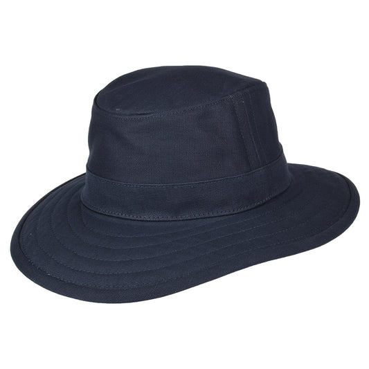 Chapeau Été en Toile de Coton Pliable bleu marine JAXON & JAMES - VENTE EN GROS
