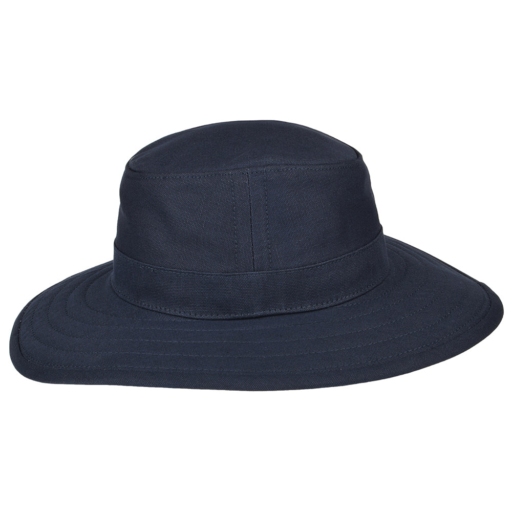 Chapeau Été en Toile de Coton Pliable bleu marine JAXON & JAMES - VENTE EN GROS