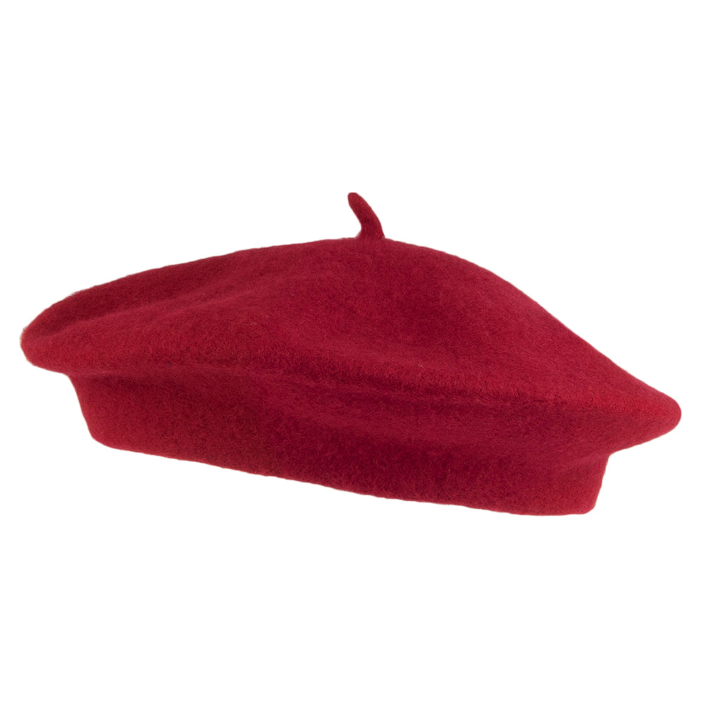 Béret Enfant en Laine rouge JAXON & JAMES - VENTE EN GROS